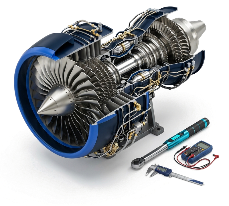 Aircraft Turbine Engine & Maintenance Engineering Depth
